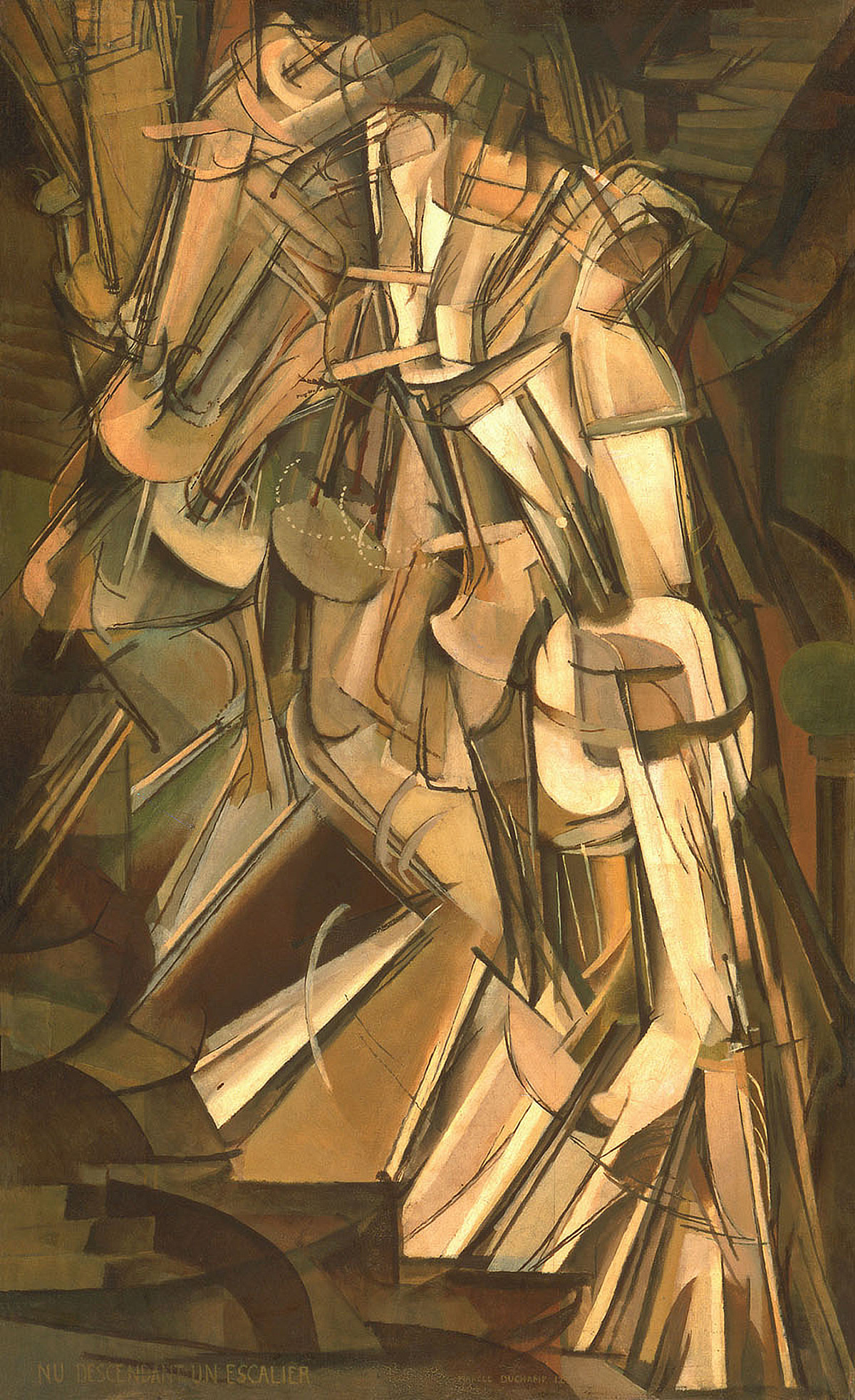 Marcel Duchamp, Nu descendant un escalier, 1912, Philadelphia Museum of Art